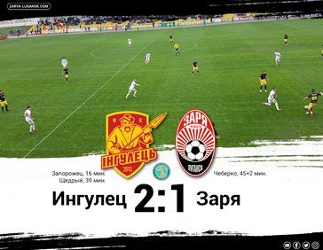 «Ингулец» - «Заря» (Статистика)