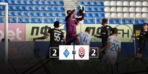 "Dynamo vs Zorya: match statistics